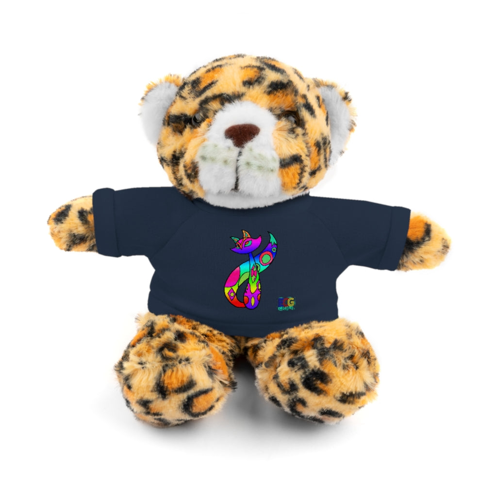 Rainbow Cat Stuffed Animals with Tee