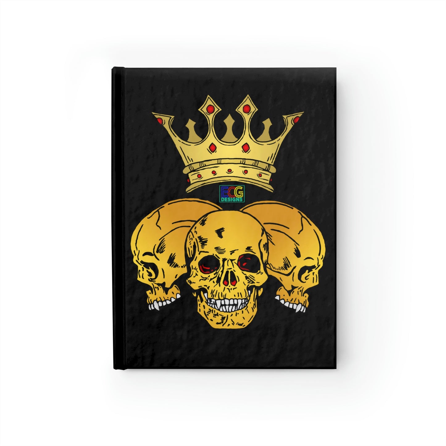 Triple Skull Crown Journal - Ruled Line