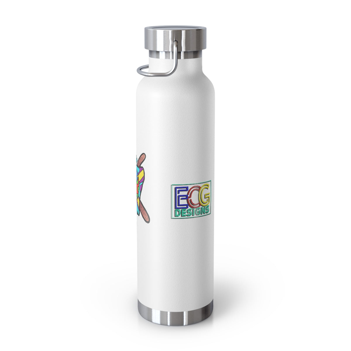 Multicolored Melted Popsicle 22oz Vacuum Insulated Bottle