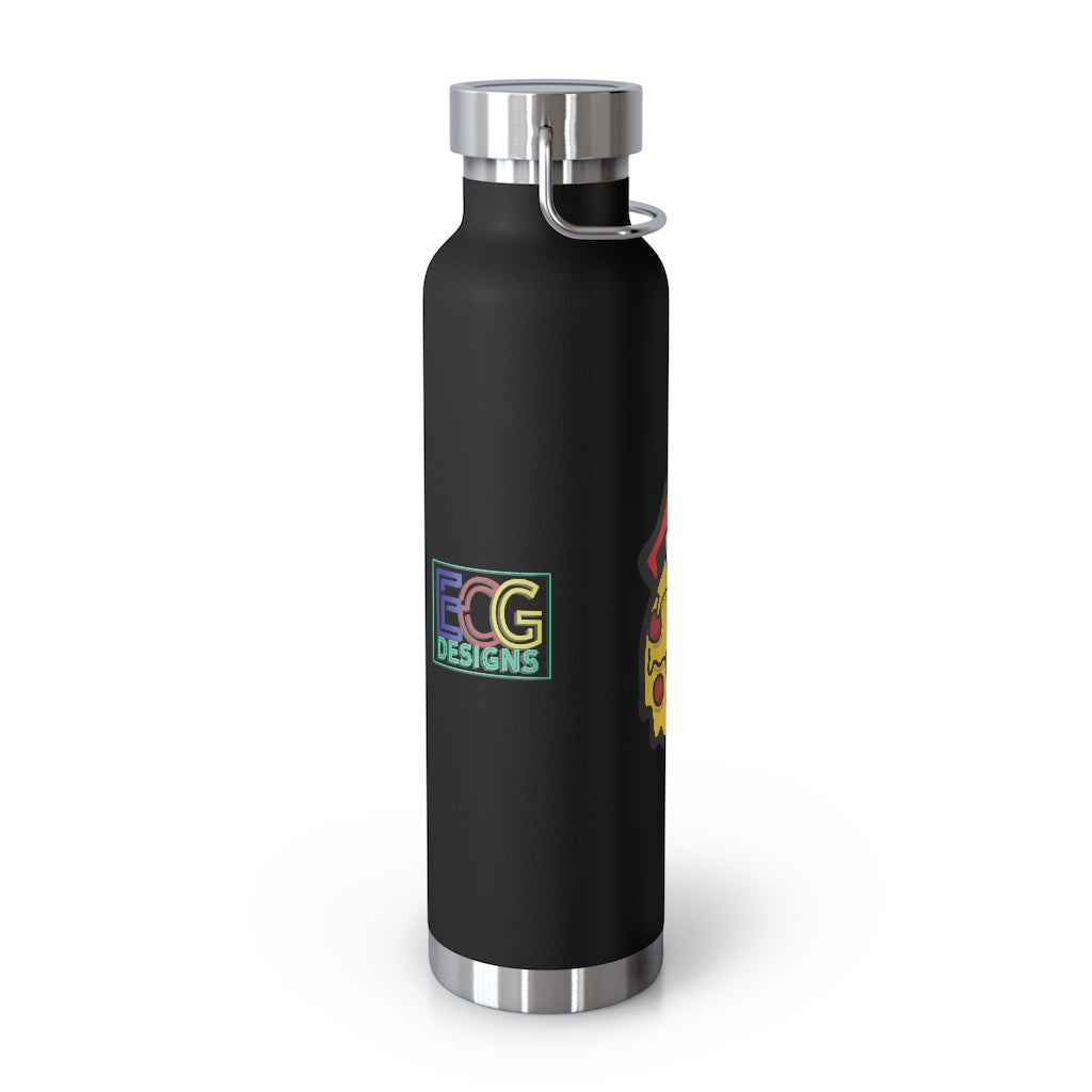 Red Pizza Tongue 22oz Vacuum Insulated Bottle