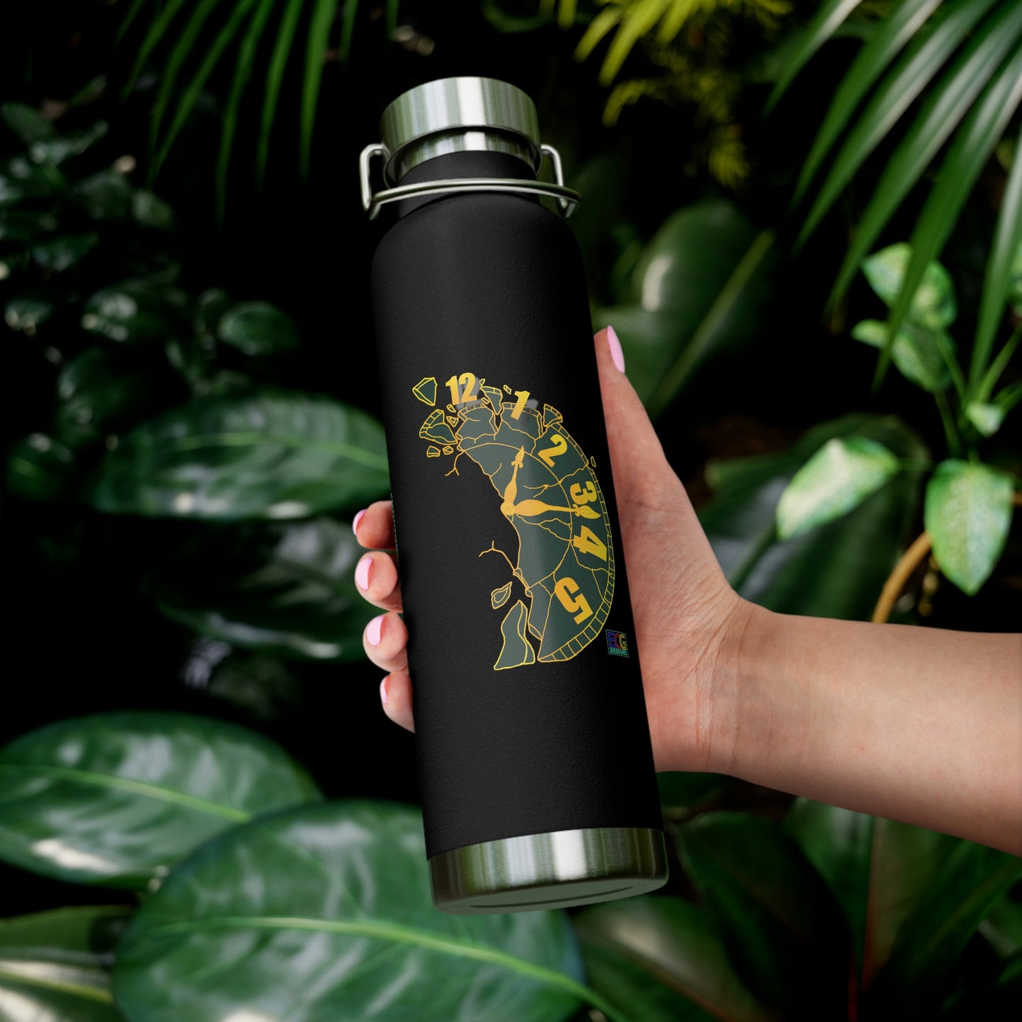 Broken Clock 22oz Vacuum Insulated Bottle