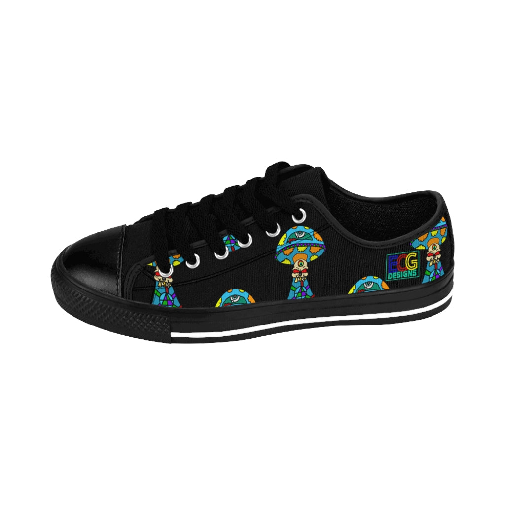 Multicolored Skull Shroom Women's Sneakers