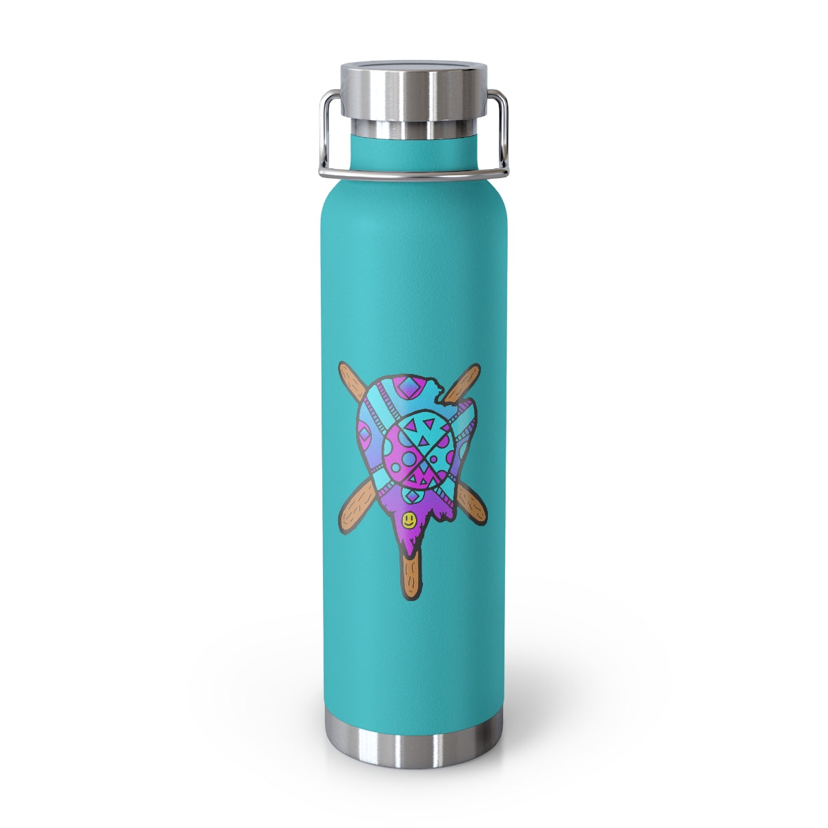 Blue and Purple Melted Popsicle 22oz Vacuum Insulated Bottle