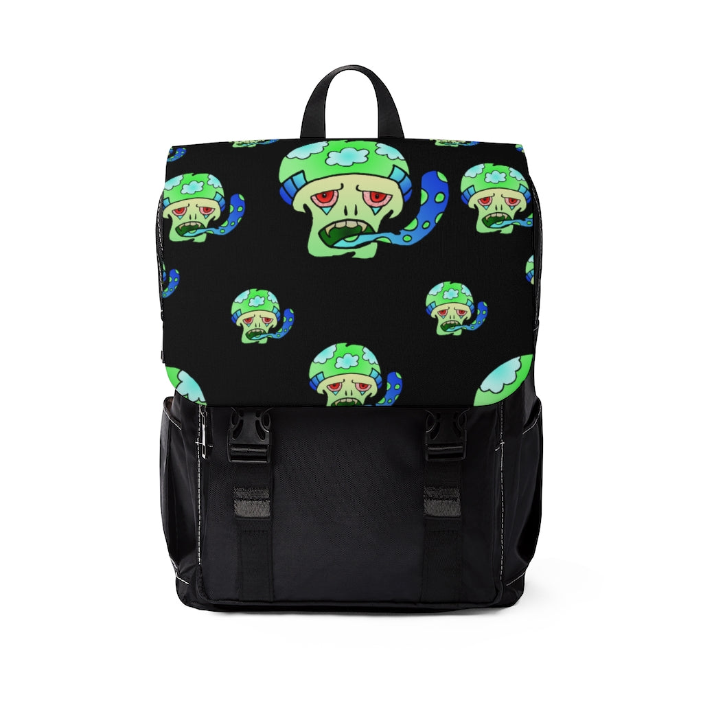 Green Shroom Unisex Casual Shoulder Backpack