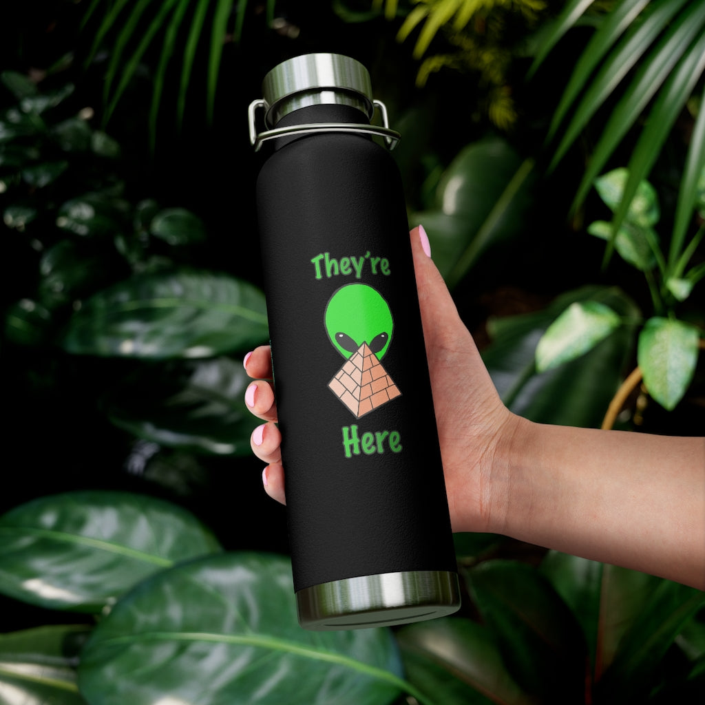 Green Alien 22oz Vacuum Insulated Bottle