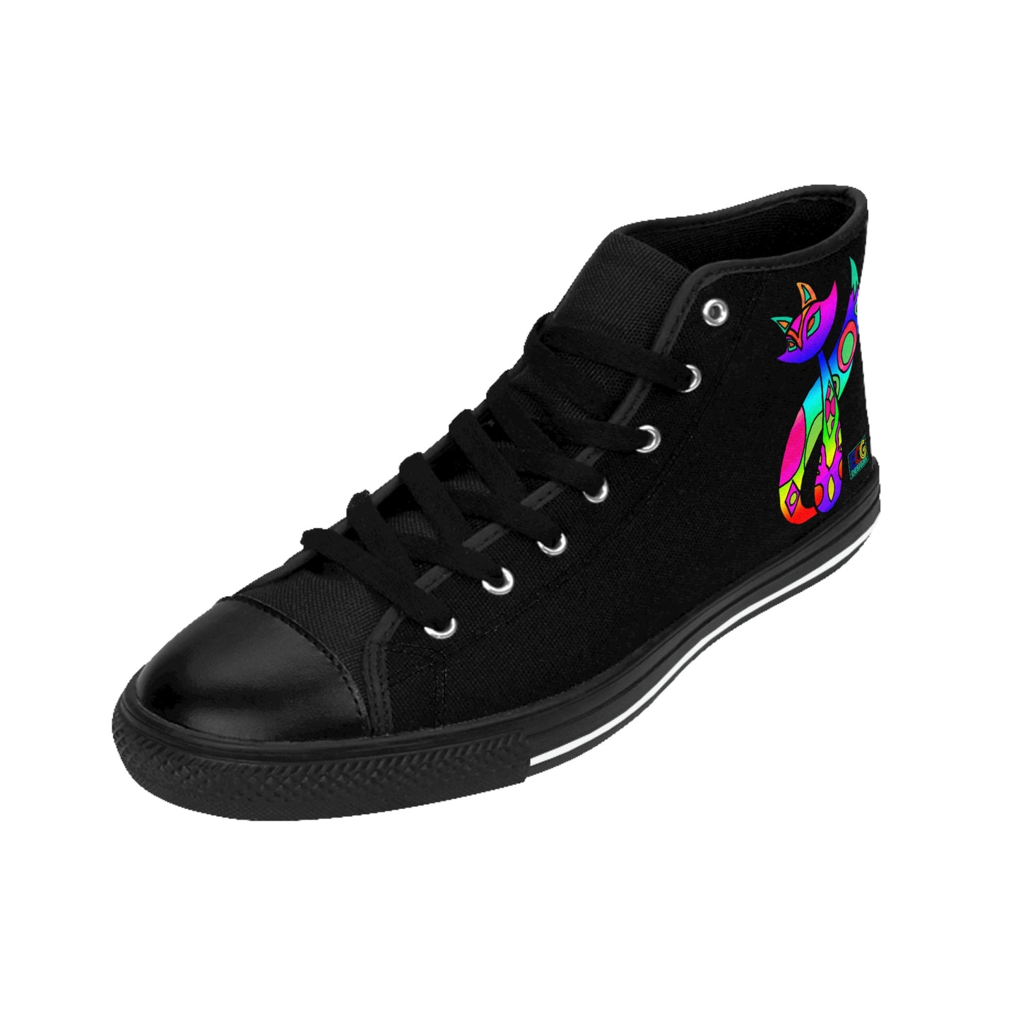 Rainbow Cat Men's Classic Sneakers