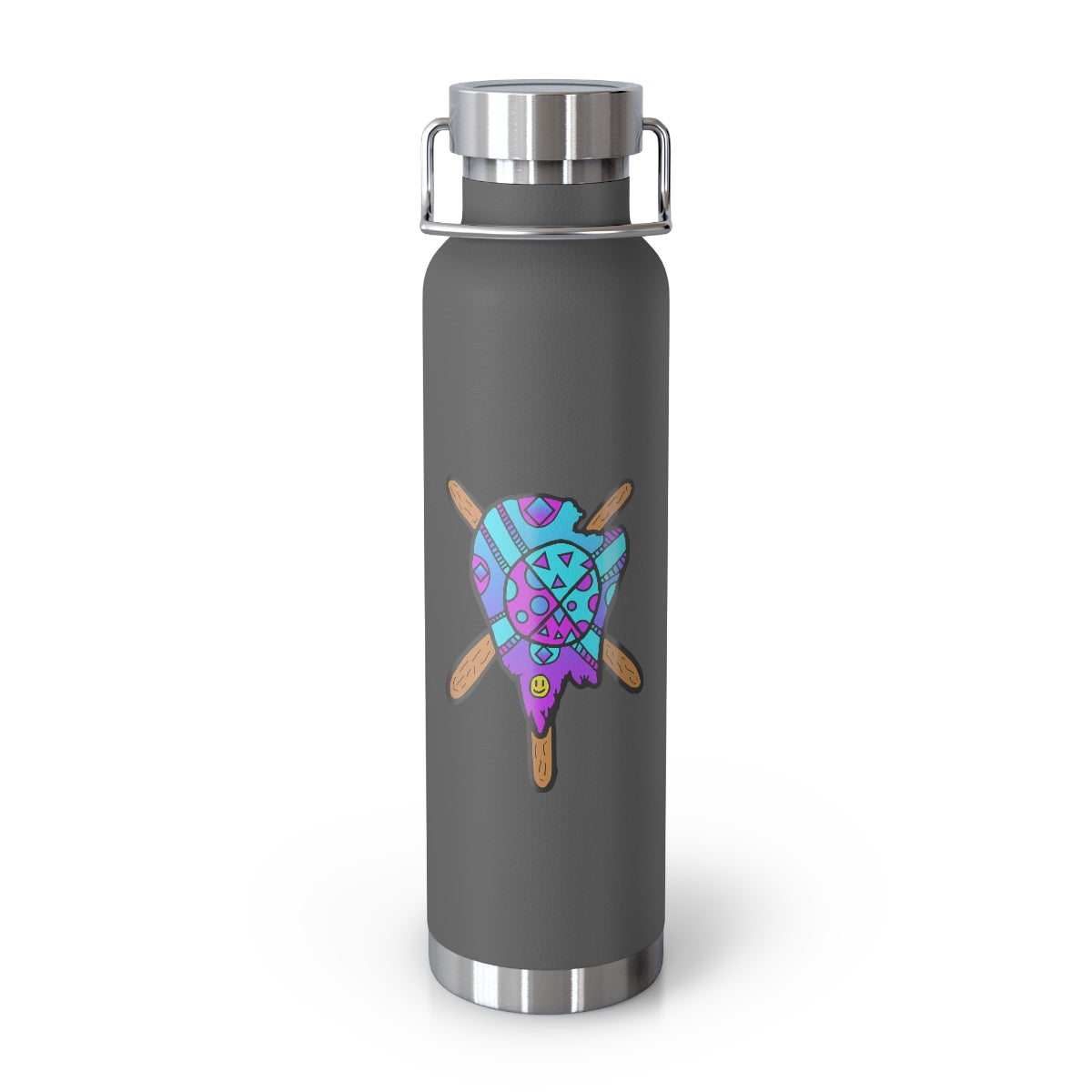 Blue and Purple Melted Popsicle 22oz Vacuum Insulated Bottle