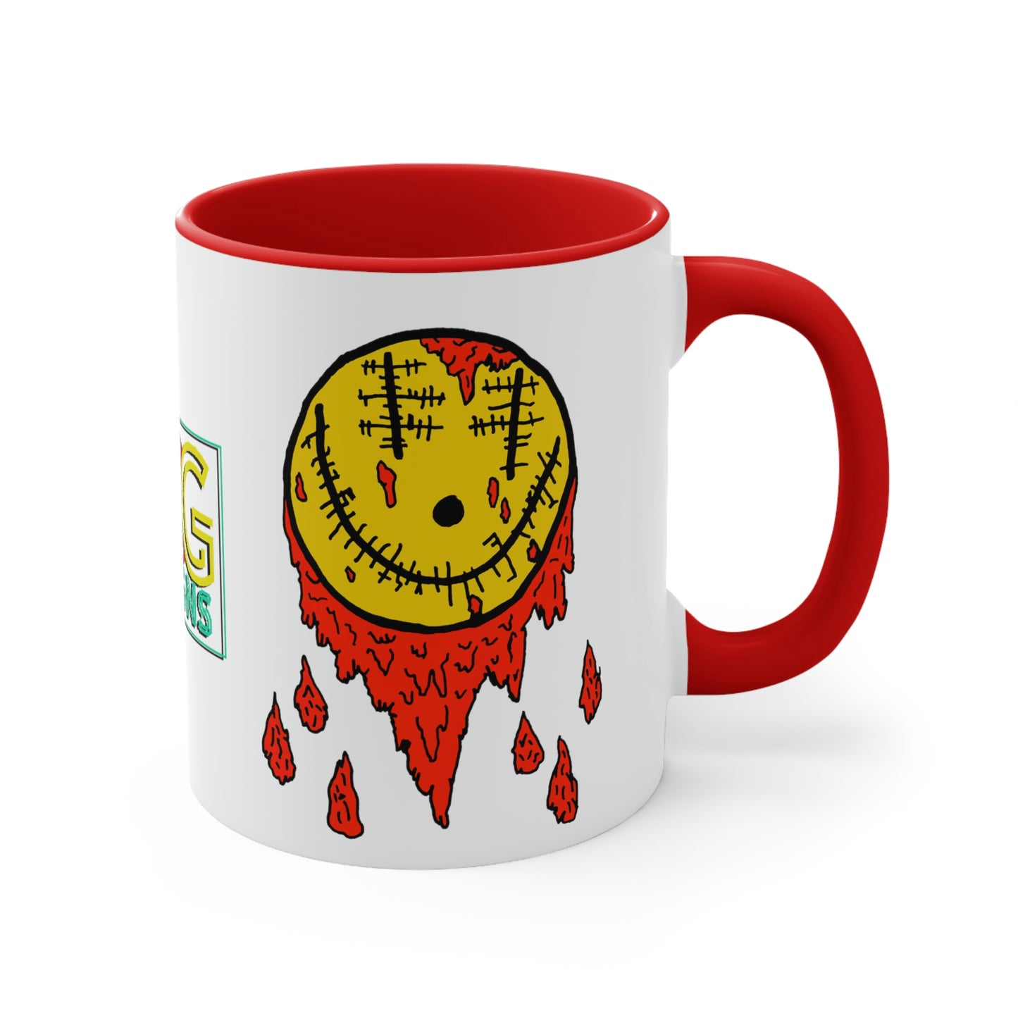 The Bloody Smile Accent Coffee Mug, 11oz