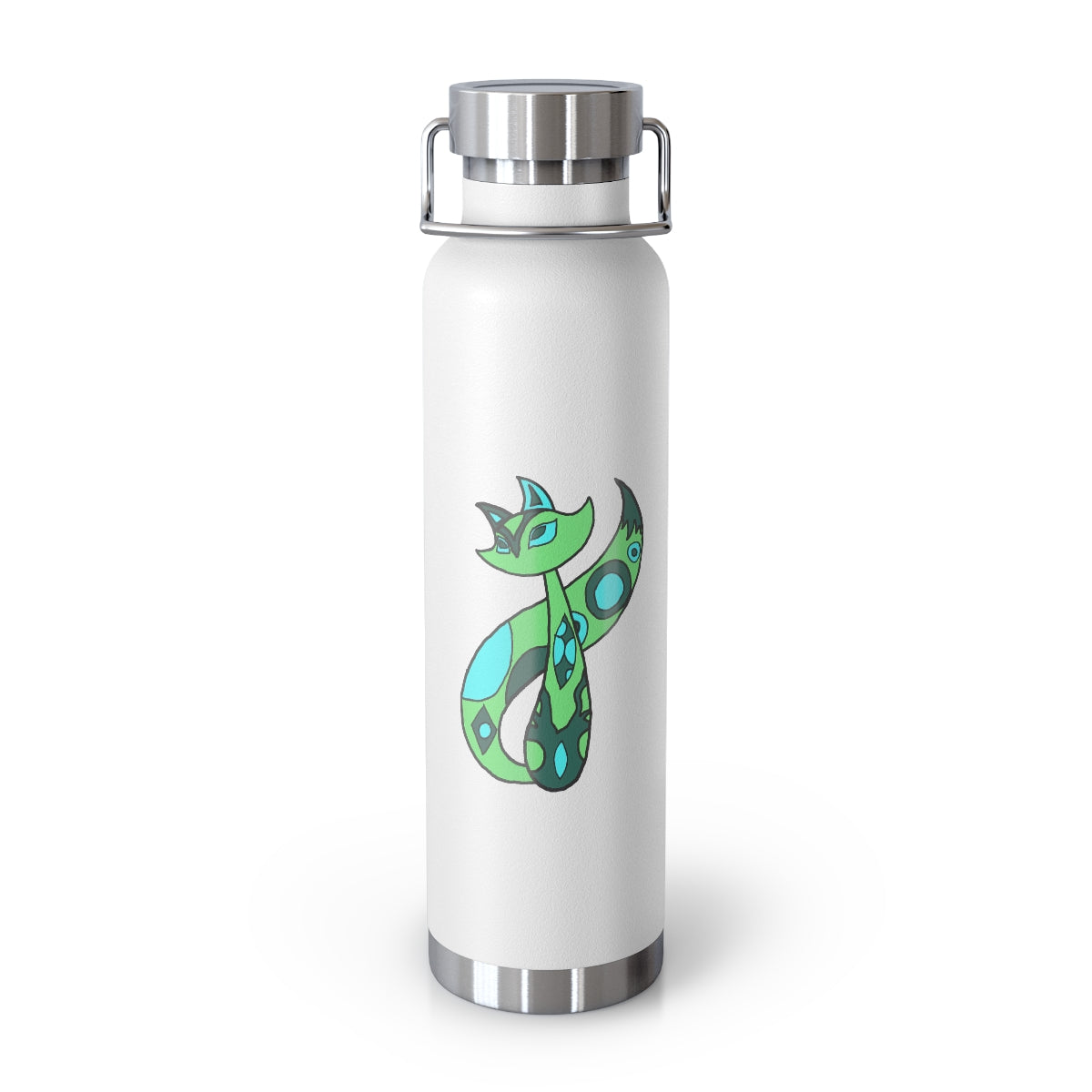 Green Cat 22oz Vacuum Insulated Bottle