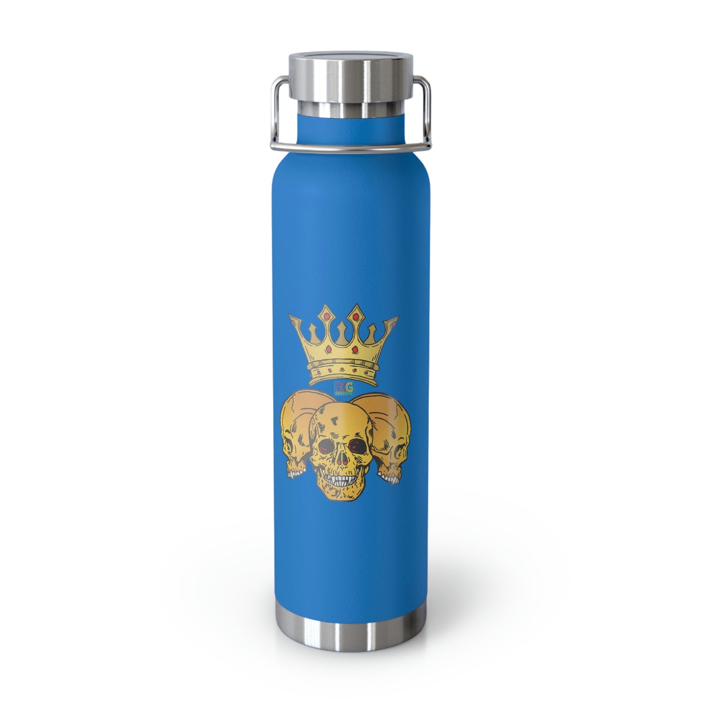 Triple Skull Crown 22oz Vacuum Insulated Bottle