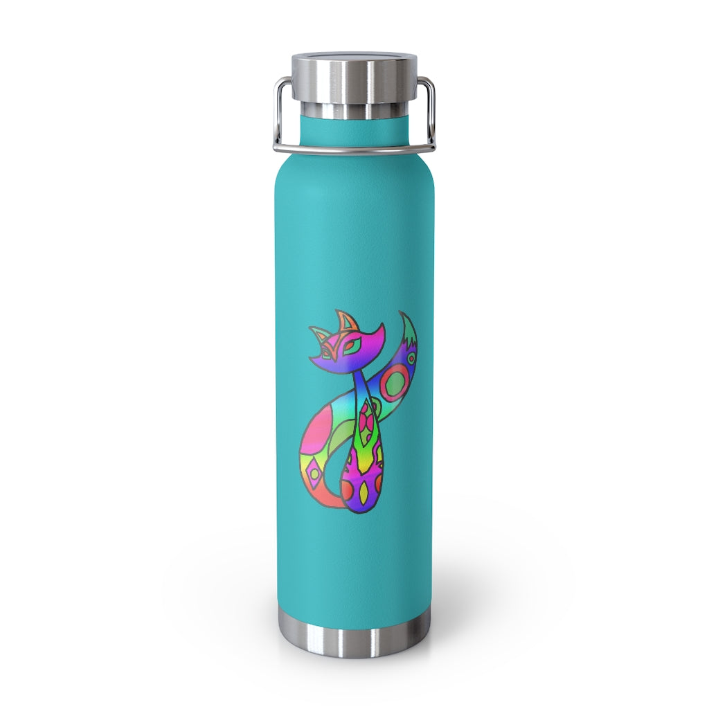 Rainbow Cat 22oz Vacuum Insulated Bottle