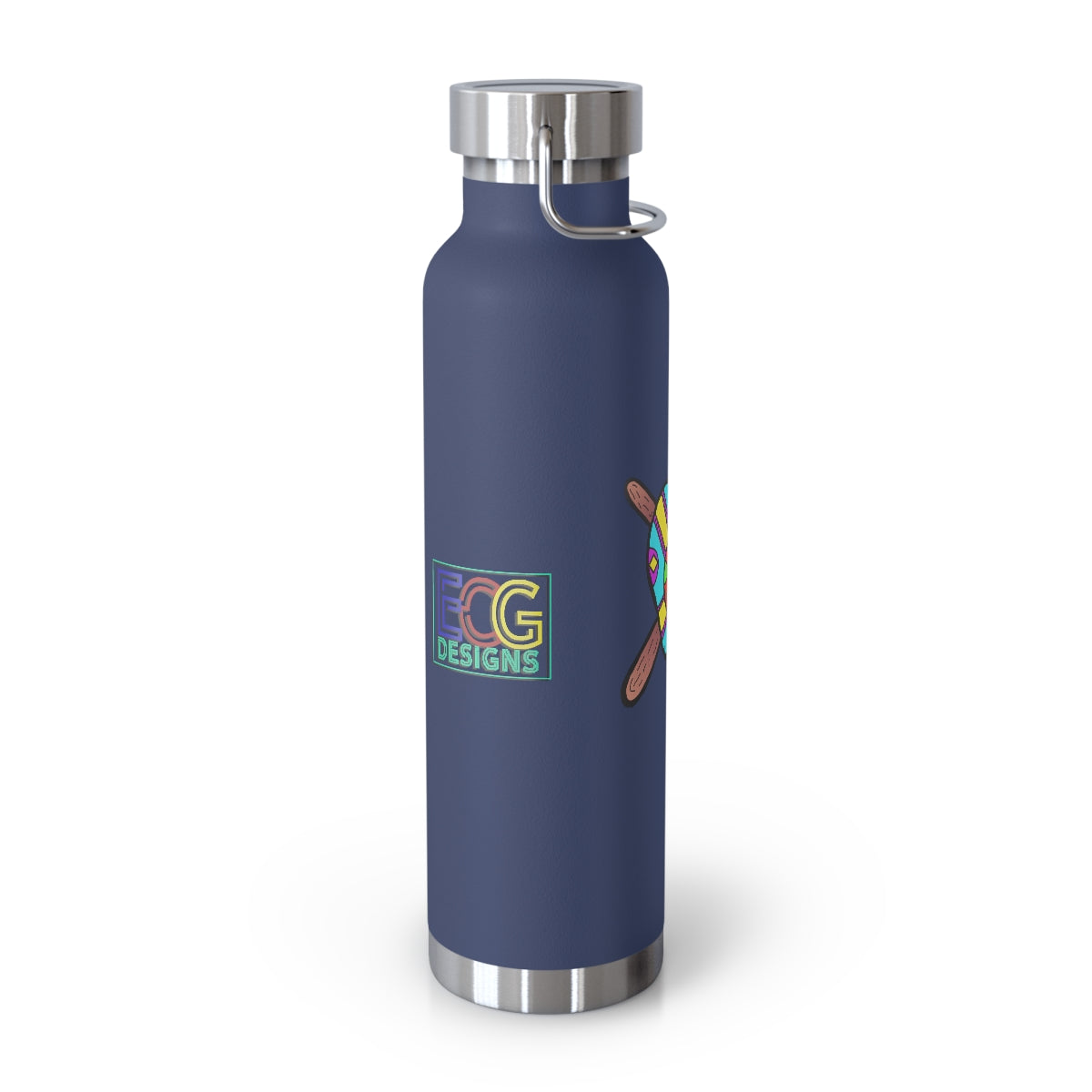 Multicolored Melted Popsicle 22oz Vacuum Insulated Bottle