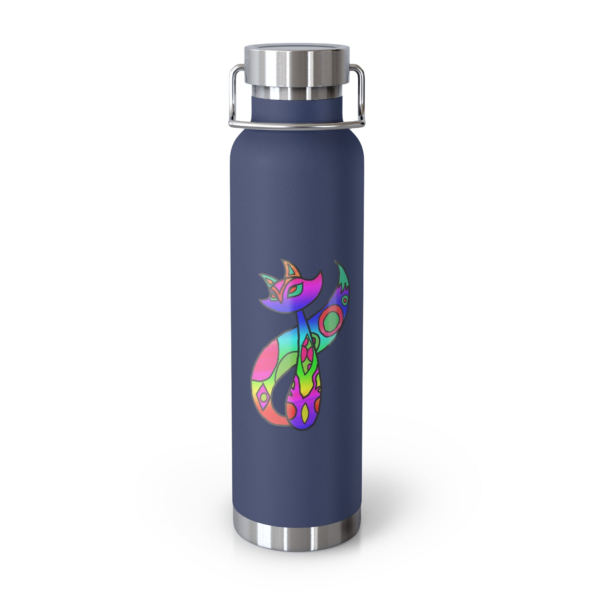 Rainbow Cat 22oz Vacuum Insulated Bottle