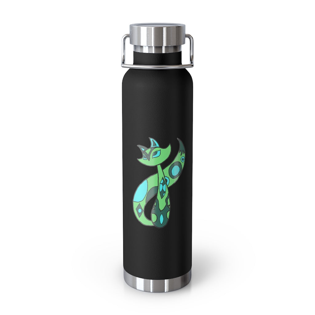 Green Cat 22oz Vacuum Insulated Bottle