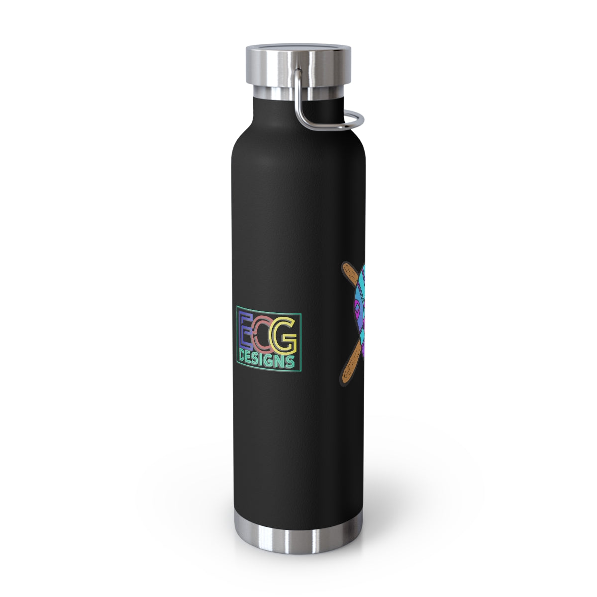 Blue and Purple Melted Popsicle 22oz Vacuum Insulated Bottle