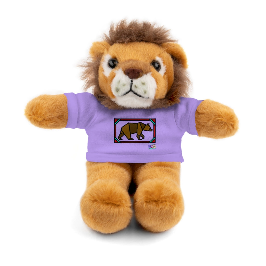 Brown Box Bear Stuffed Animals with Tee