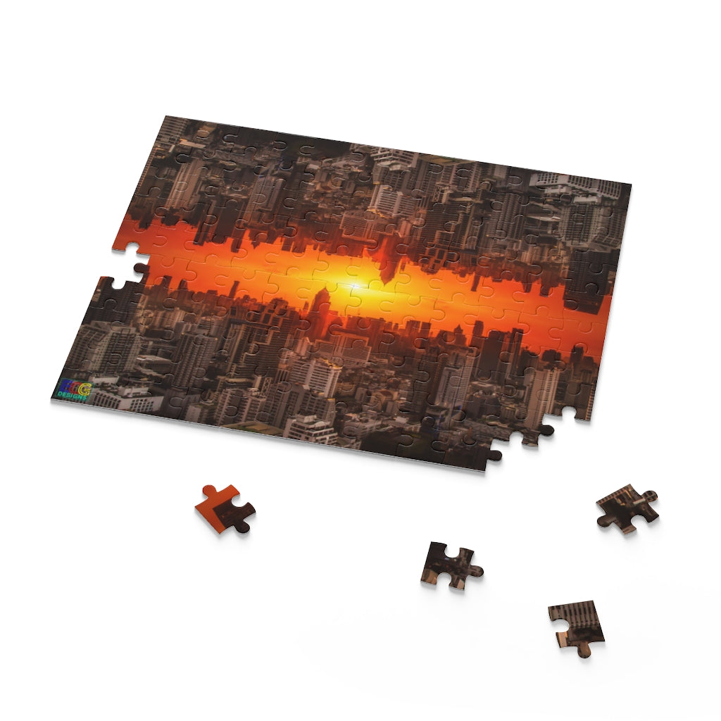 Inverted City Puzzle (120, 252, 500-Piece)