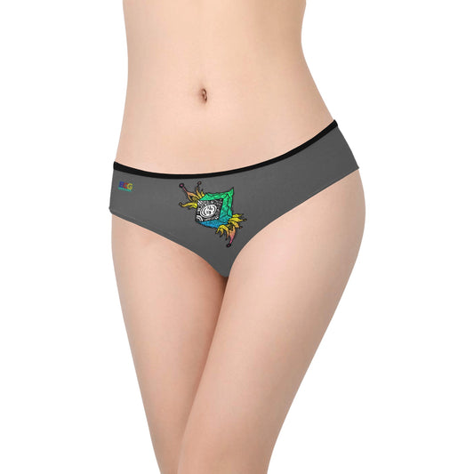 Clock in a Box Women's Hipster Panties (Model L33)