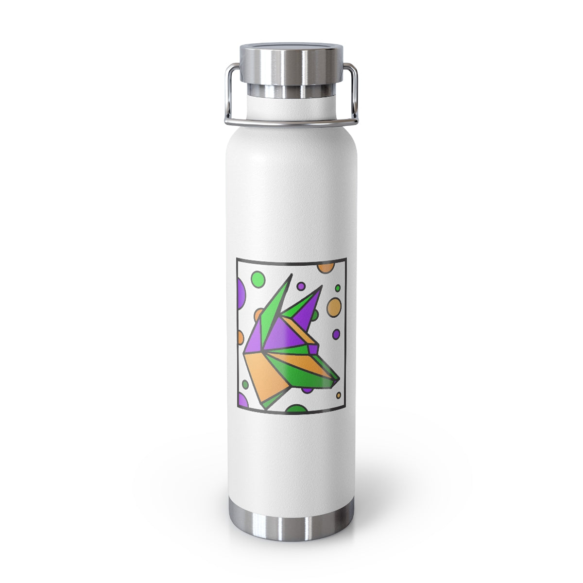 Mardi Gras Box Dog 22oz Vacuum Insulated Bottle