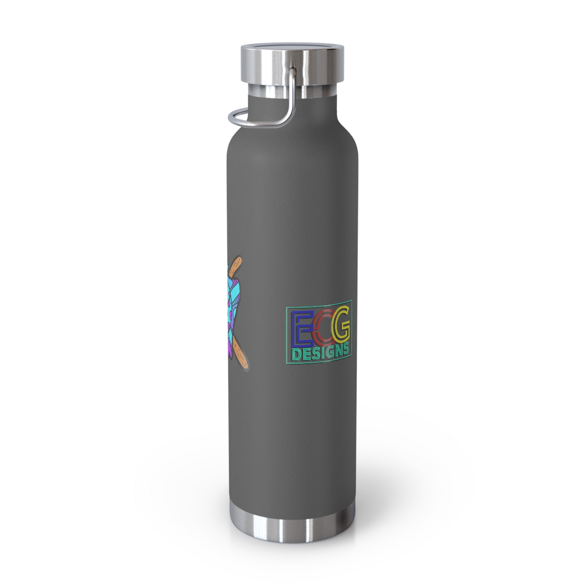 Blue and Purple Melted Popsicle 22oz Vacuum Insulated Bottle