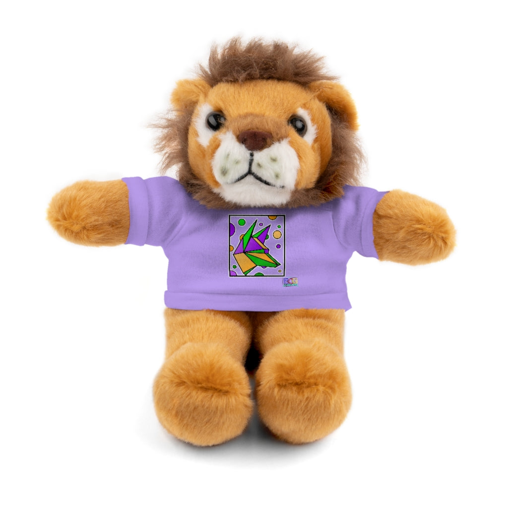 Mardi Gras Box Dog Stuffed Animals with Tee