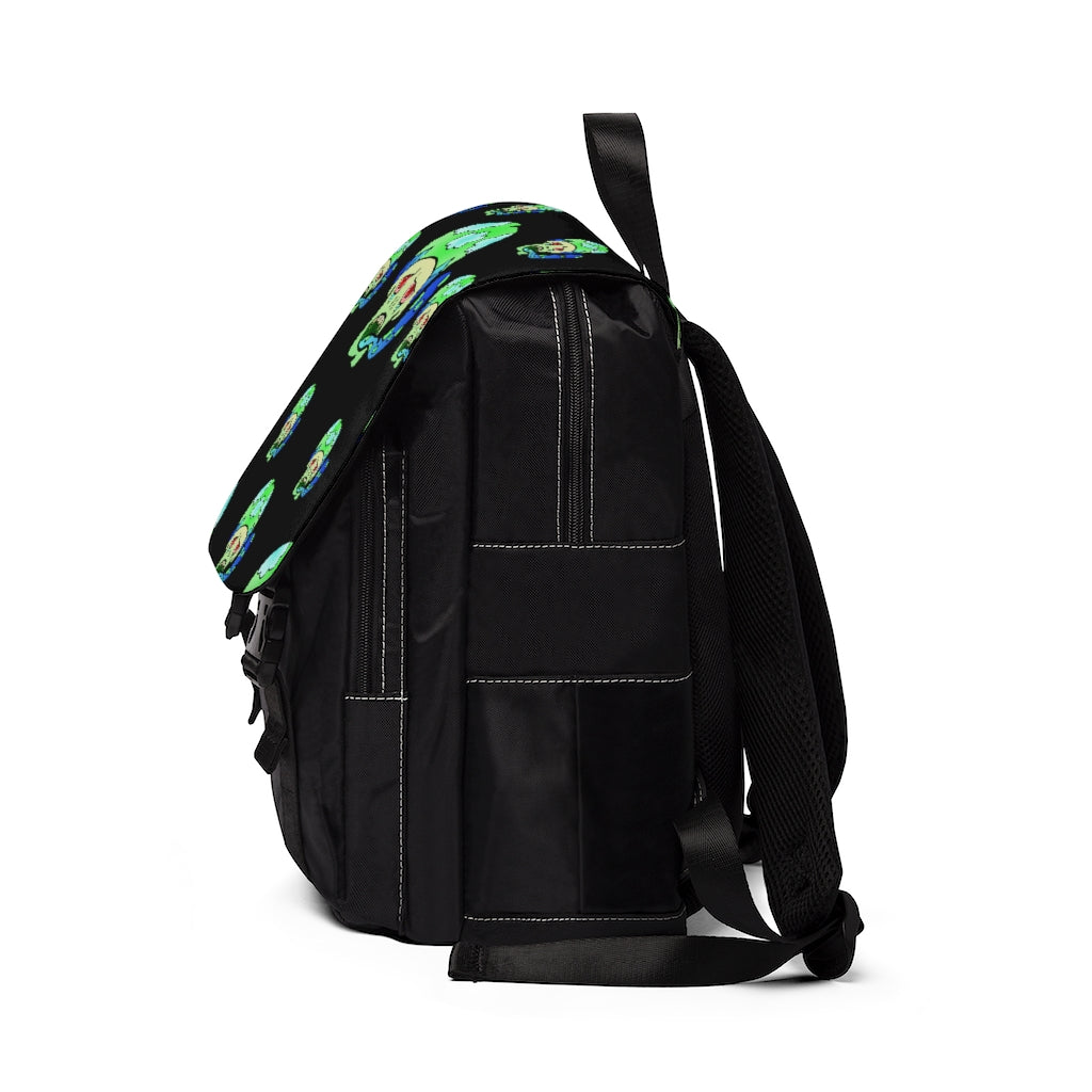 Green Shroom Unisex Casual Shoulder Backpack