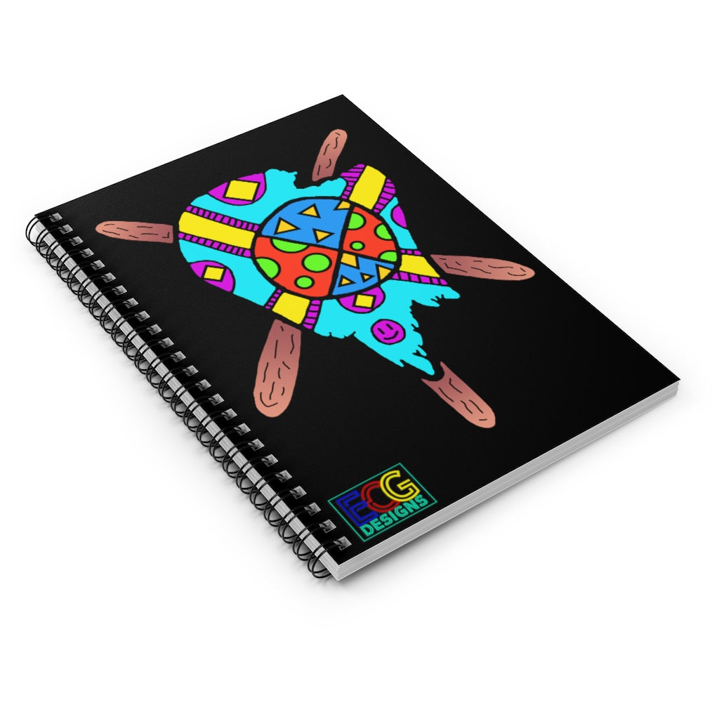 Multicolored Melted Popsicle Spiral Notebook - Ruled Line