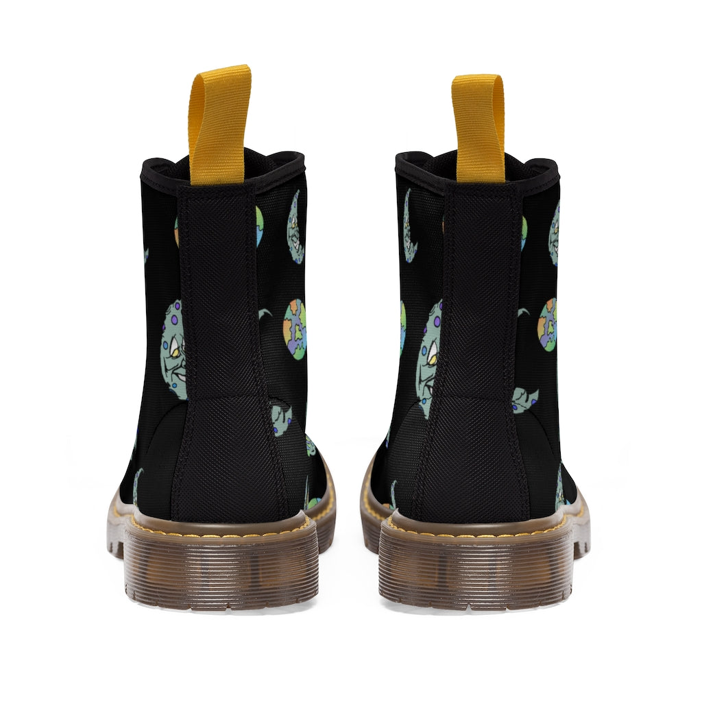 Green Moon Women's Canvas Boots