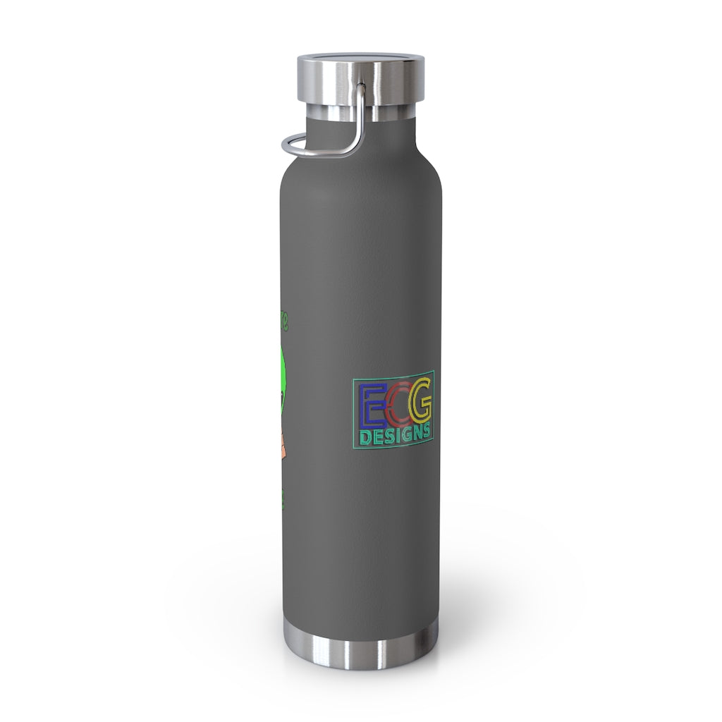 Green Alien 22oz Vacuum Insulated Bottle