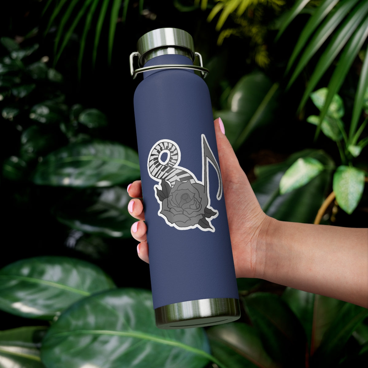 Musical Rose 22oz Vacuum Insulated Bottle