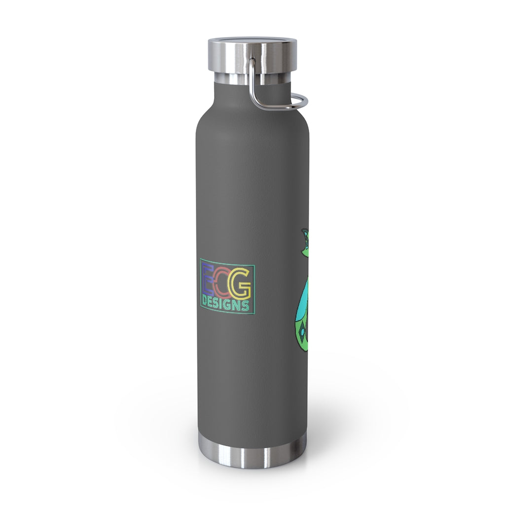 Green Cat 22oz Vacuum Insulated Bottle