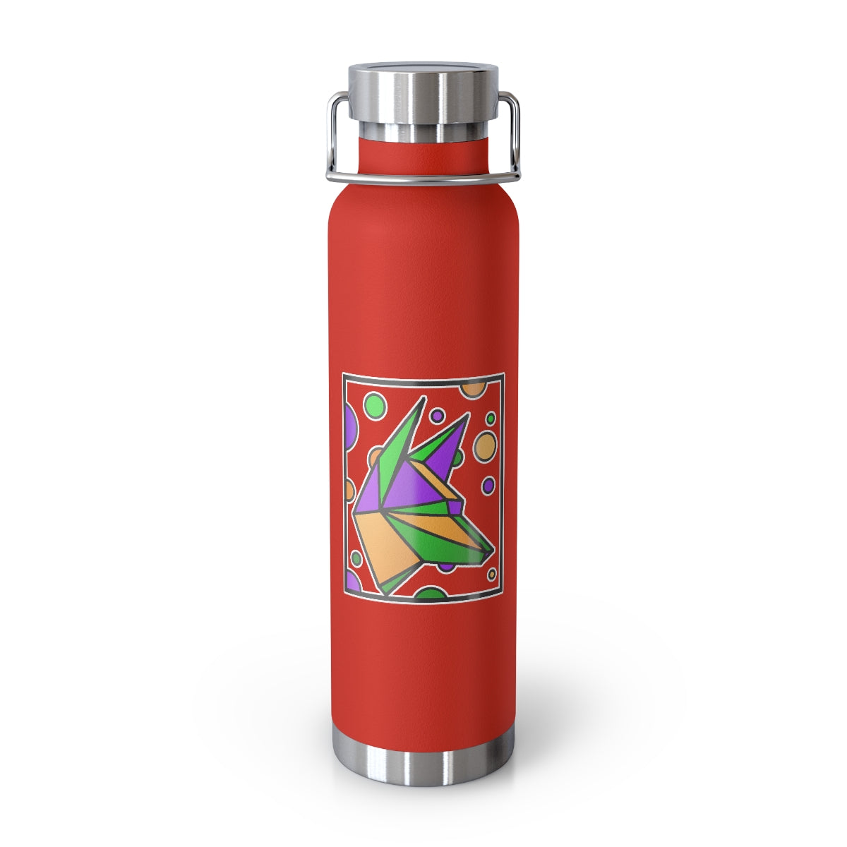 Mardi Gras Box Dog 22oz Vacuum Insulated Bottle