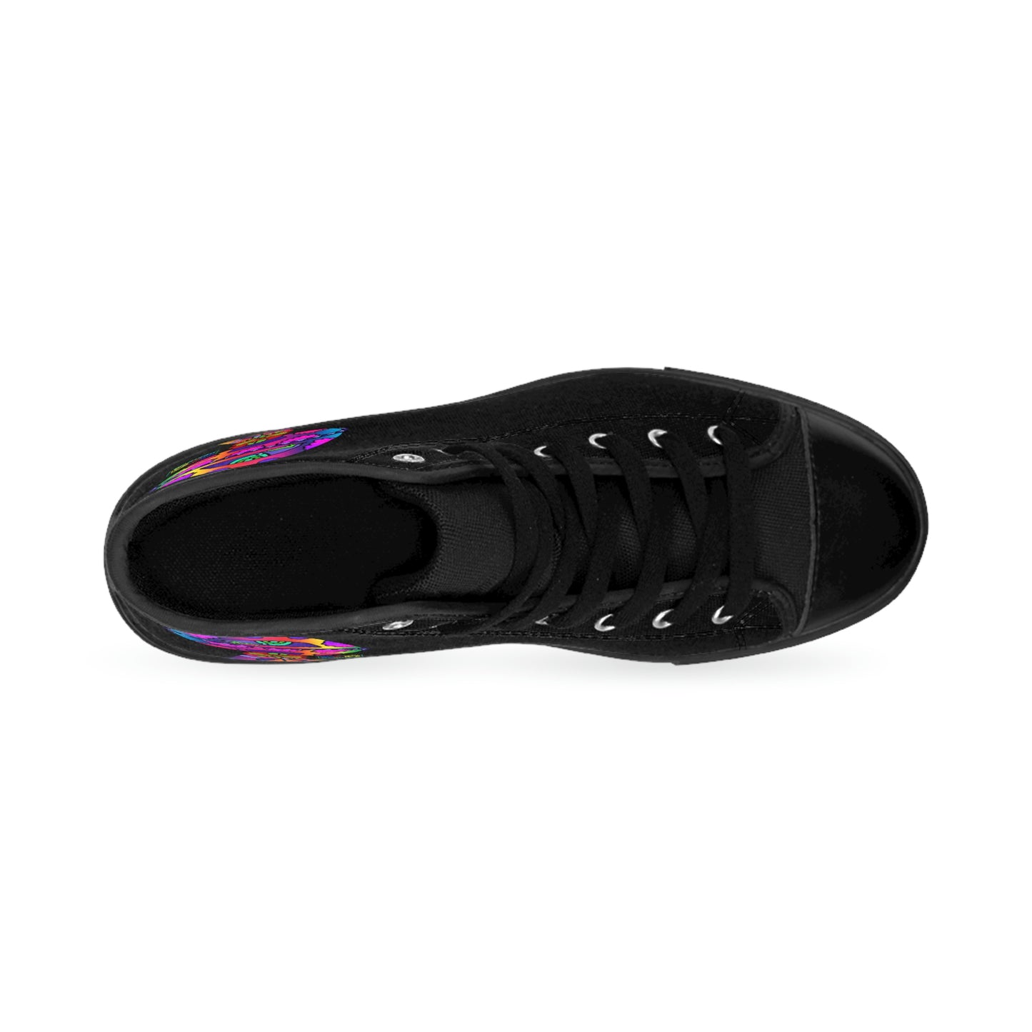 Rainbow Skull Shroom Women's Classic Sneakers