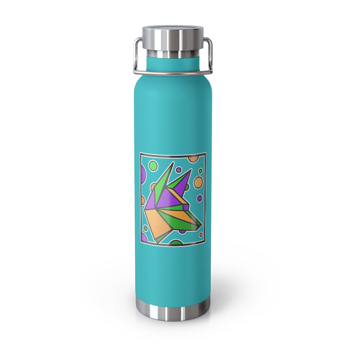 Mardi Gras Box Dog 22oz Vacuum Insulated Bottle