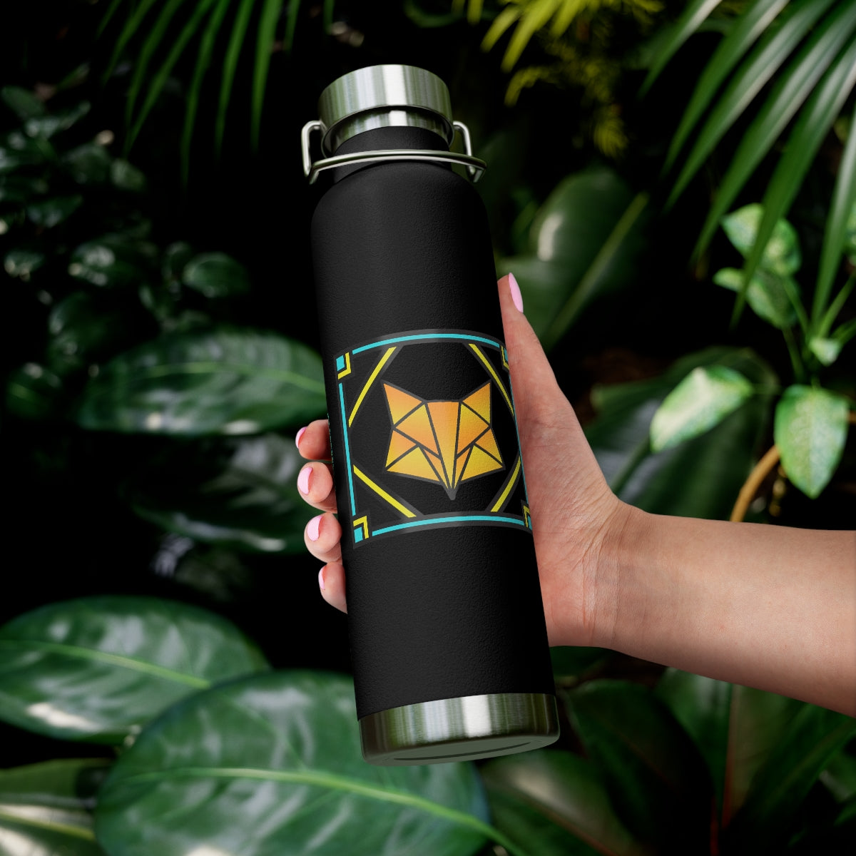 Orange Box Fox 22oz Vacuum Insulated Bottle