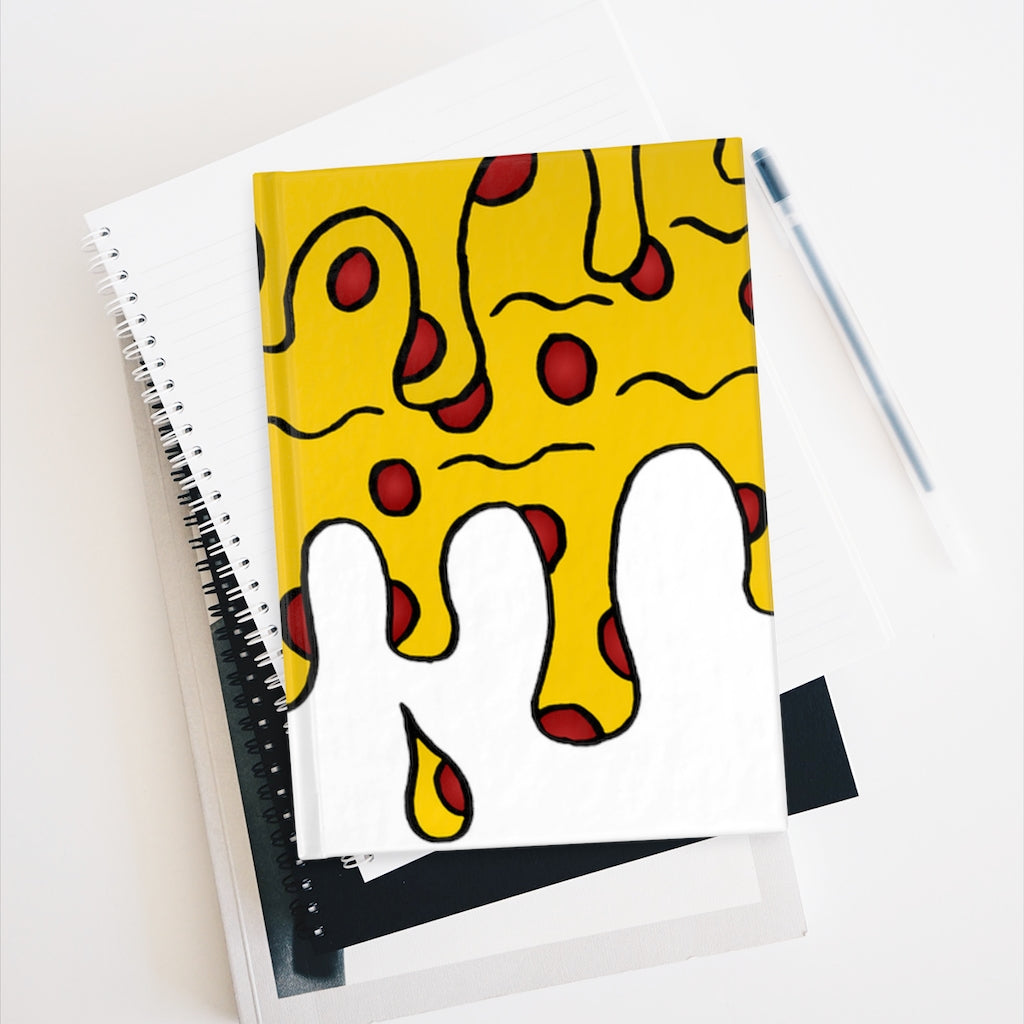 Cheesy Pizza Journal - Ruled Line