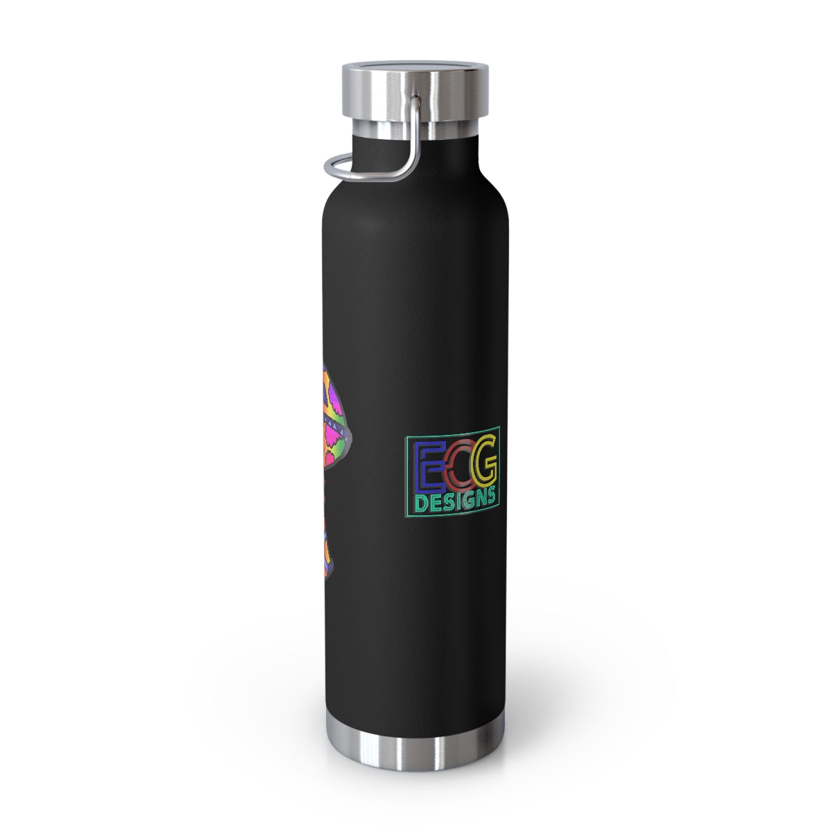 Rainbow Skull Shroom 22oz Vacuum Insulated Bottle