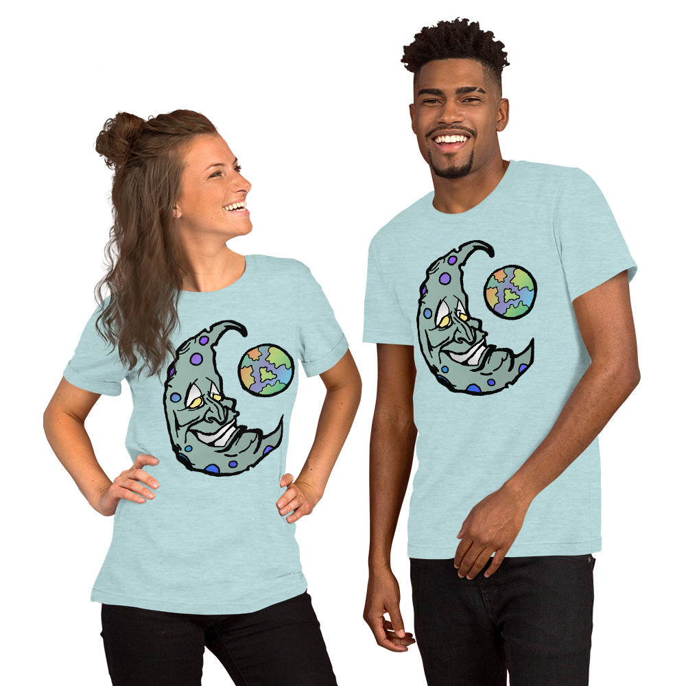 Green Moon Short-Sleeve Unisex T-Shirt