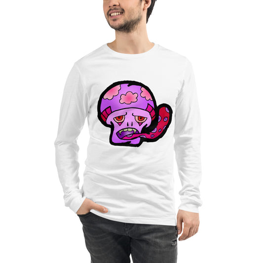 Pink Shroom Unisex Long Sleeve Tee