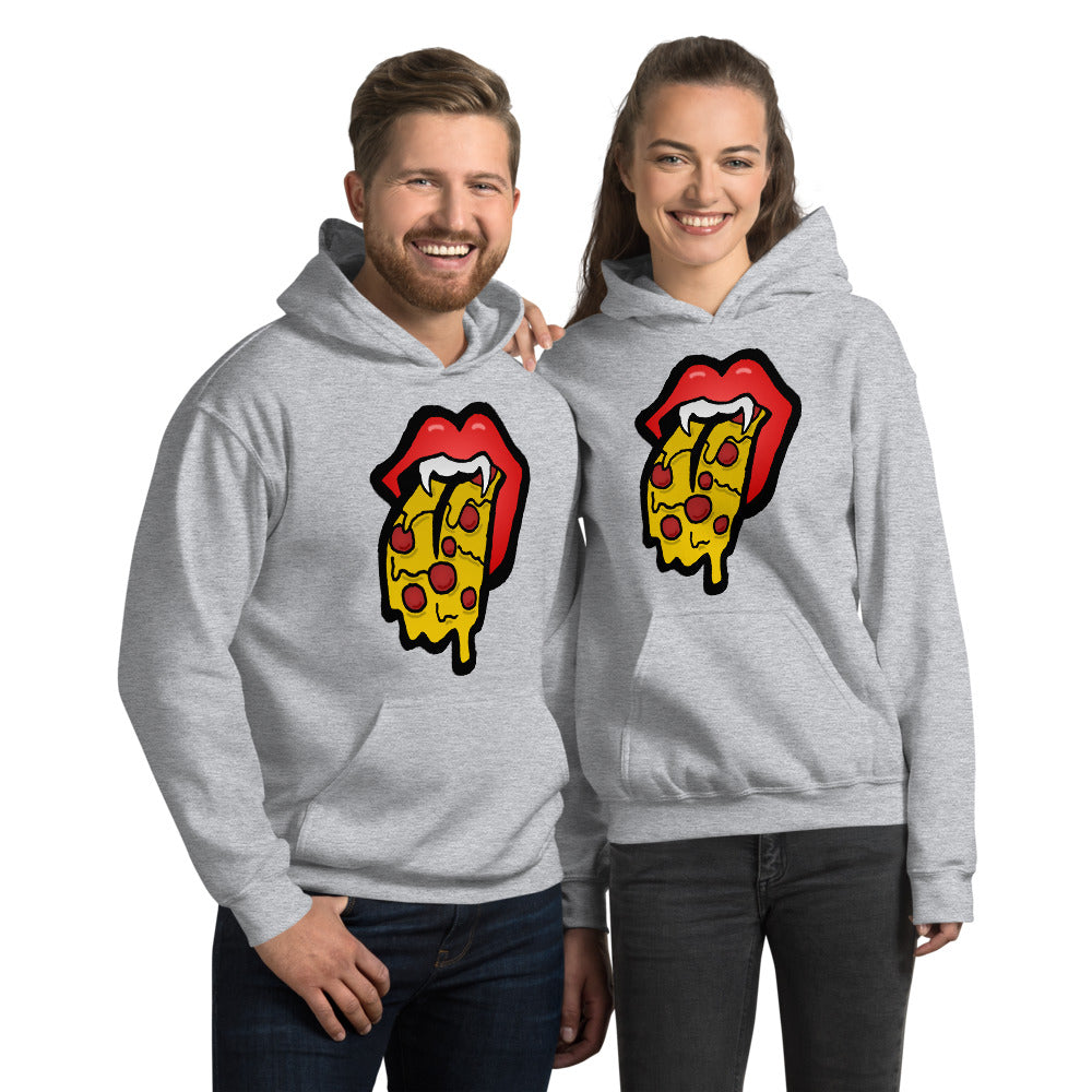 Red Pizza Tongue Unisex Hoodie