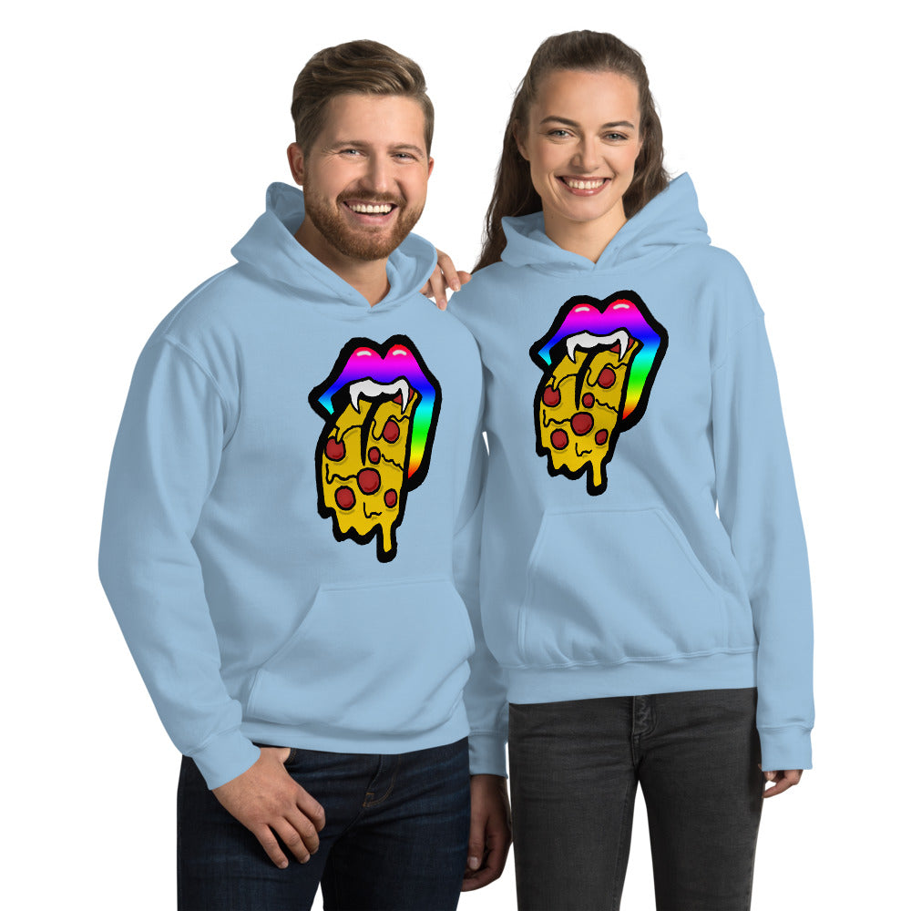 Rainbow Pizza Tongue Unisex Hoodie