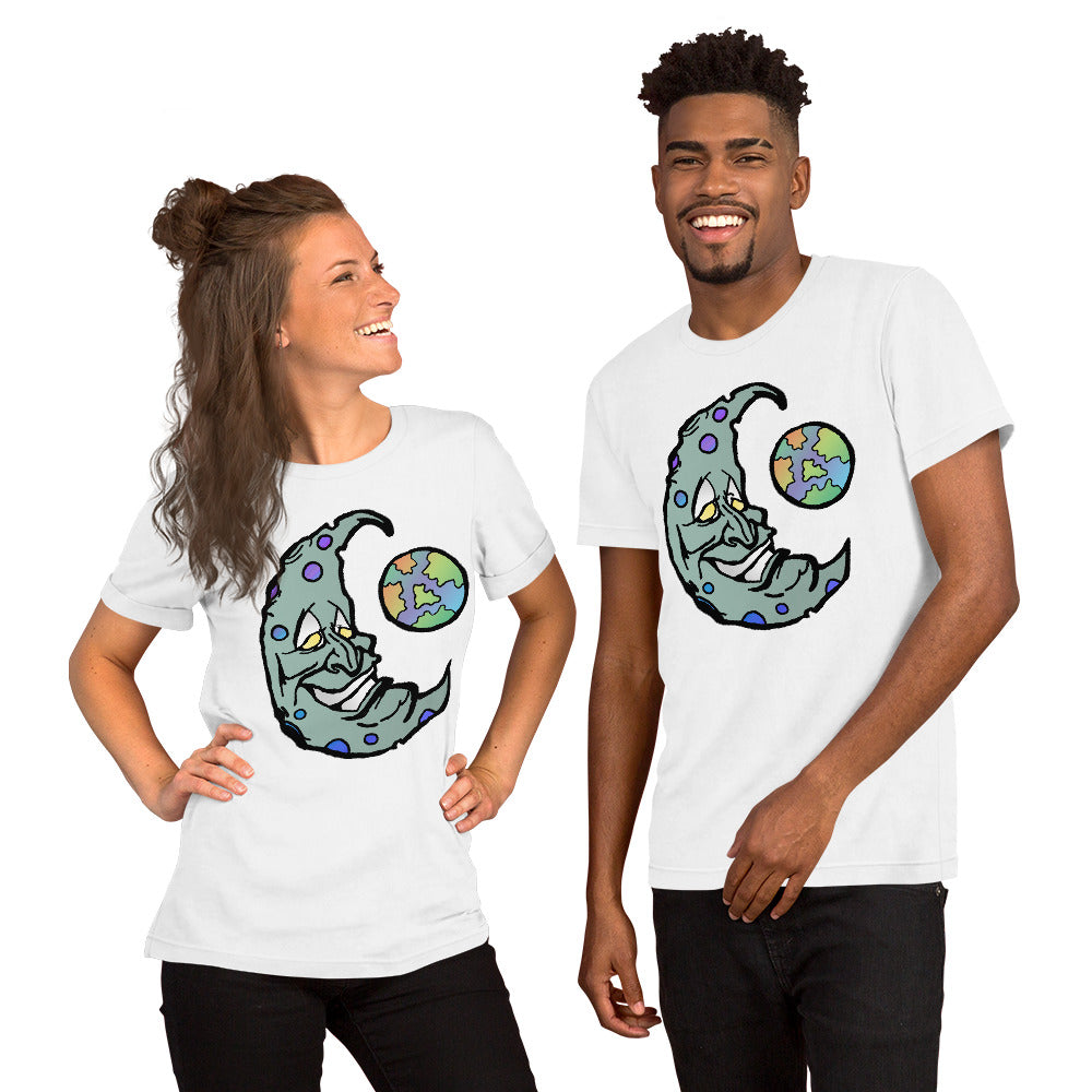 Green Moon Short-Sleeve Unisex T-Shirt