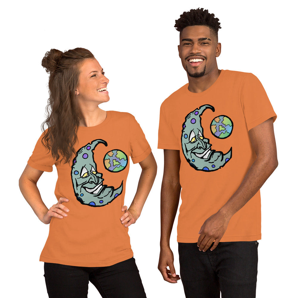 Green Moon Short-Sleeve Unisex T-Shirt