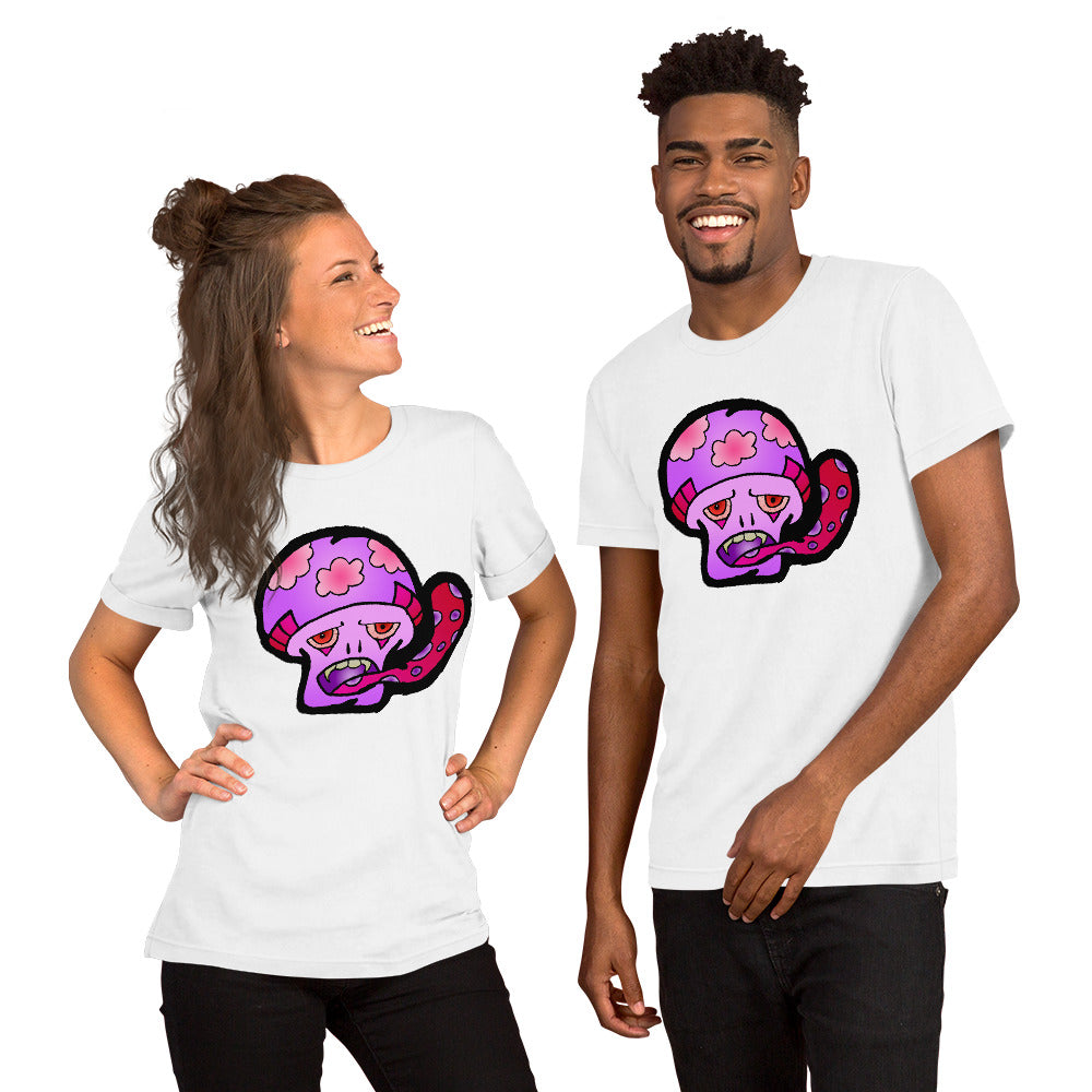 Pink Shroom Short-Sleeve Unisex T-Shirt