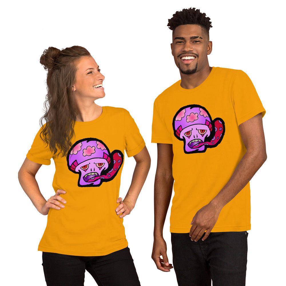 Pink Shroom Short-Sleeve Unisex T-Shirt