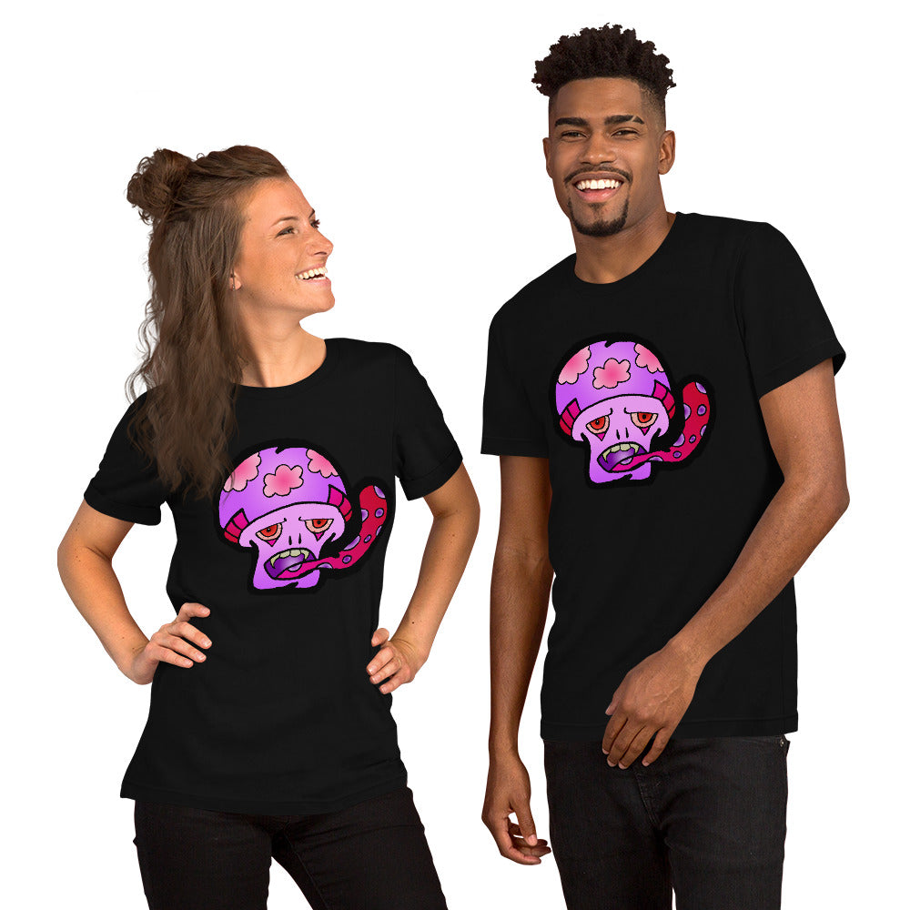 Pink Shroom Short-Sleeve Unisex T-Shirt