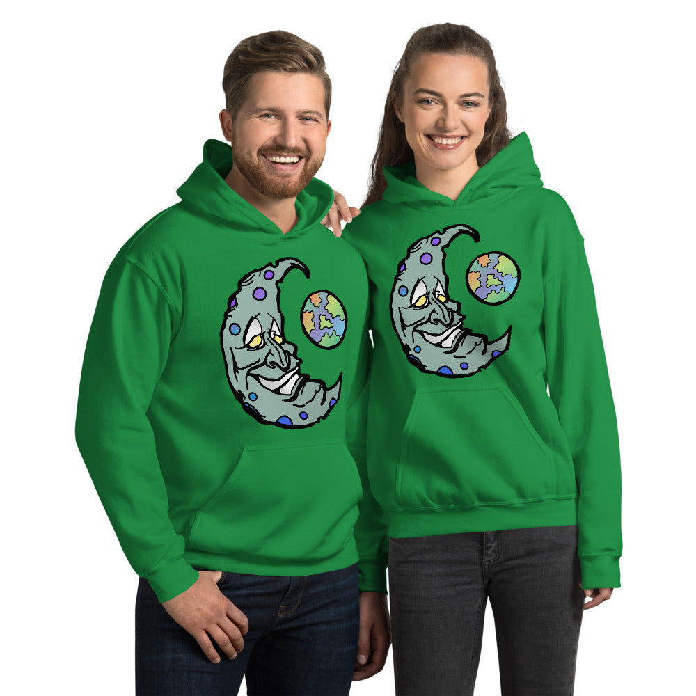 Green Moon Unisex Hoodie