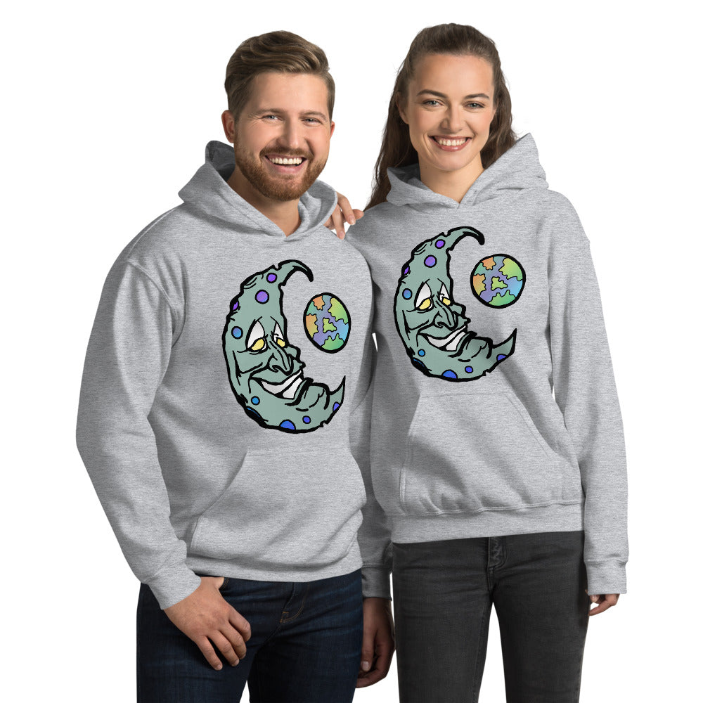 Green Moon Unisex Hoodie