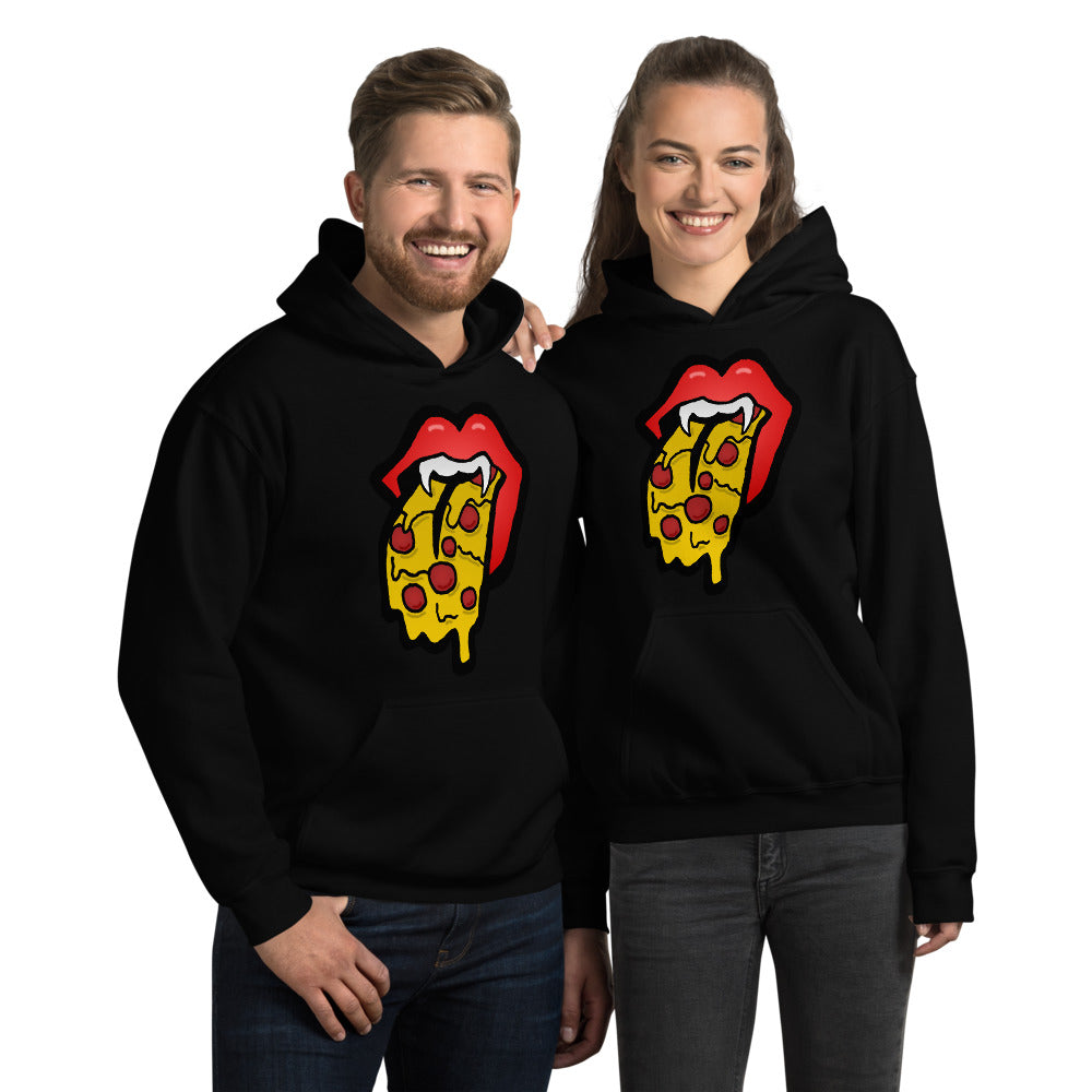 Red Pizza Tongue Unisex Hoodie