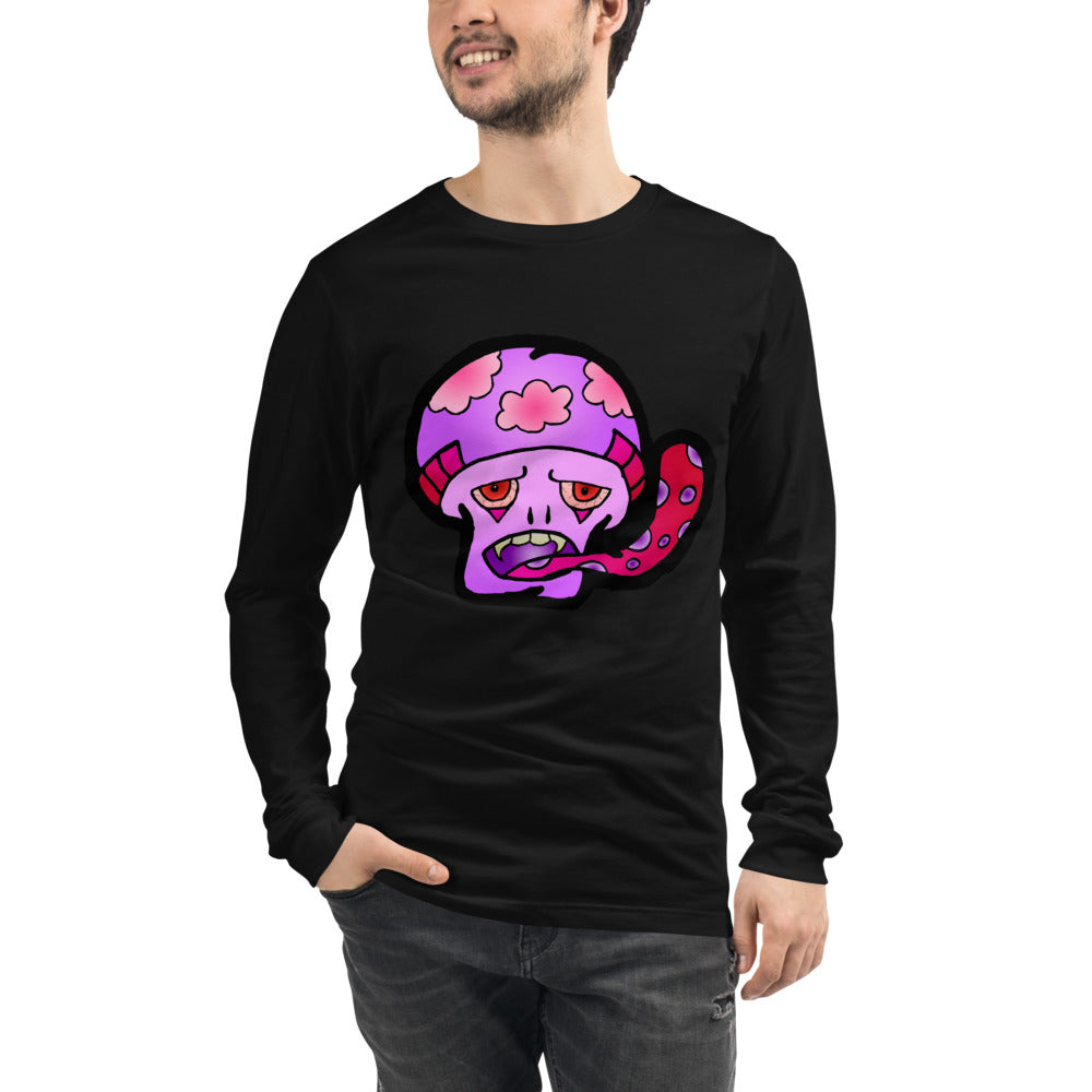 Pink Shroom Unisex Long Sleeve Tee